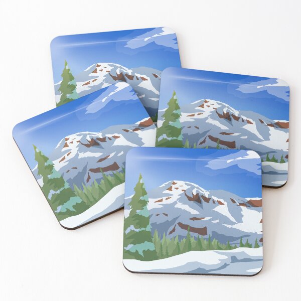 Item preview, Snowy Mountain designed and sold by Wah-hat.