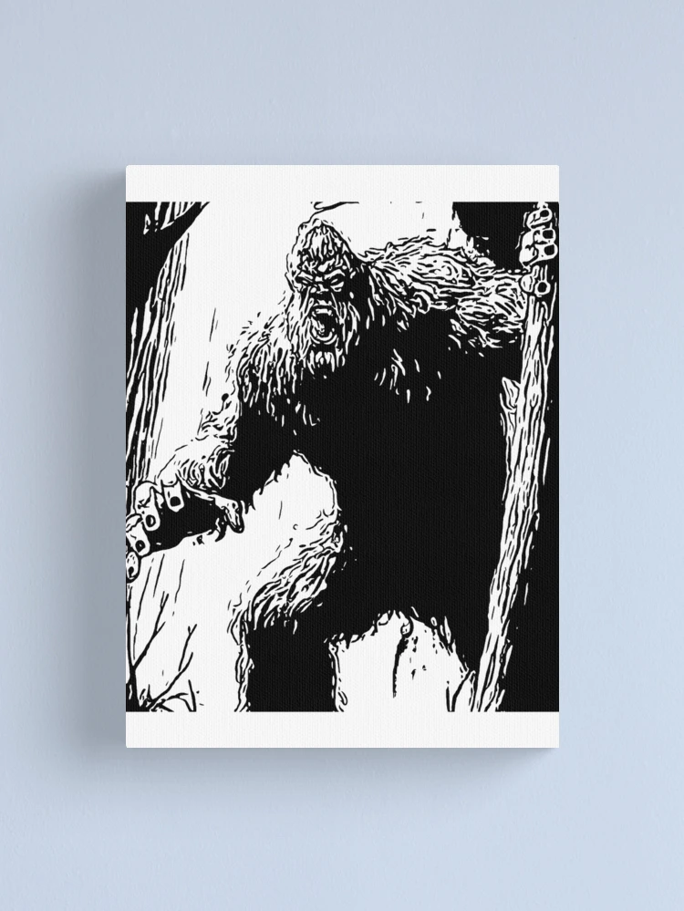Bigfoot キャンバスアート 作品 手書き Bigfoot キャンバスアート 作品 手書き Bigfoot キャンバス