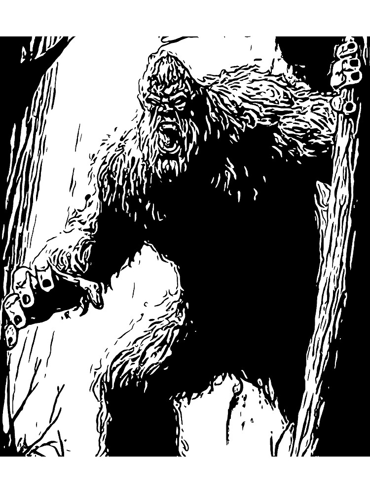 Bigfoot キャンバスアート 作品 手書き Bigfoot キャンバスアート 作品 手書き Bigfoot キャンバス