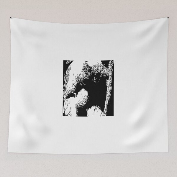 Item preview, Scary wild bigfoot  designed and sold by OneUpArtDesigns.