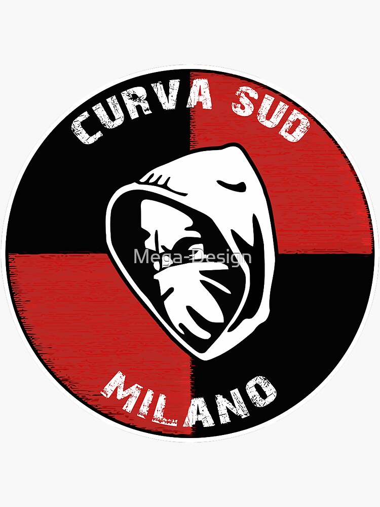 Curva Sud milano Sticker by lounesartdessin