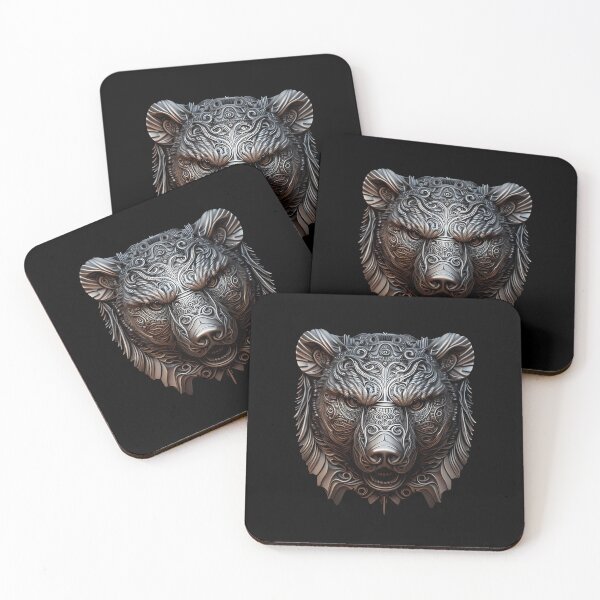 Item preview, Bear - The Metal Collection designed and sold by FiveIntentions.