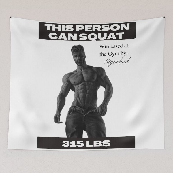 Item preview, This person can squat 315 Pounds designed and sold by joshemf.