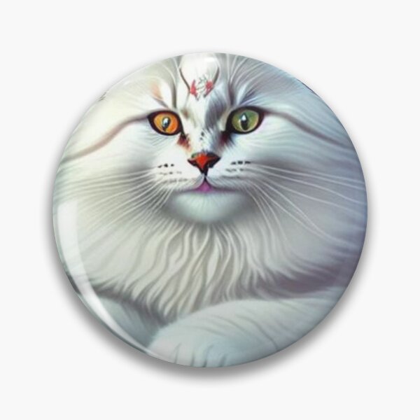 Item preview, White Siberian Forest Cat designed and sold by Nocturne  Paws.