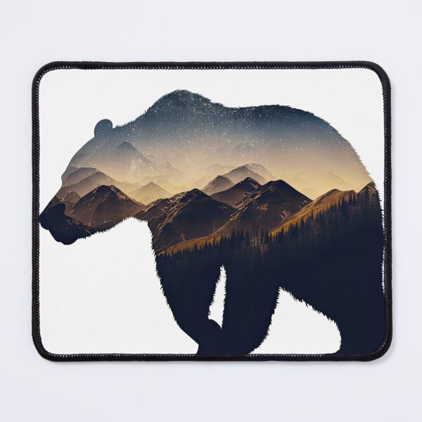 Item preview, Mountain Bear designed and sold by raindigitalart.