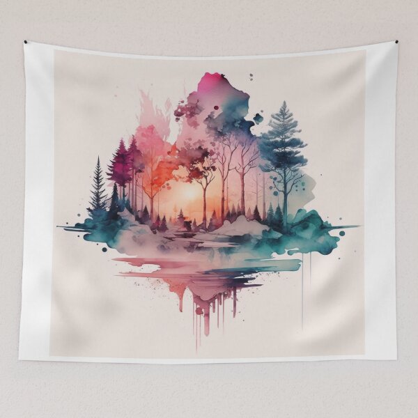 Item preview, Relaxing Watercolor #78 designed and sold by Avocado Design Studio.