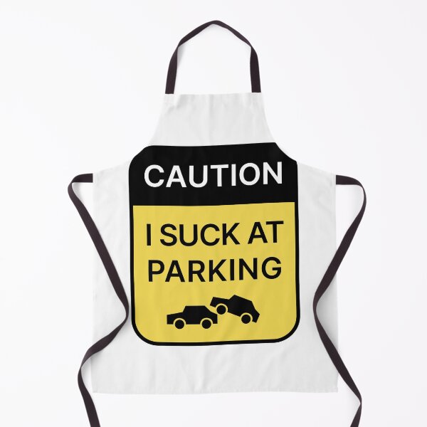Item preview, I suck at parking sticker - caution sign sticker designed and sold by dreamwish.