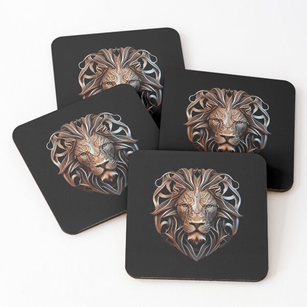 Item preview, Lion - The Metal Collection designed and sold by FiveIntentions.
