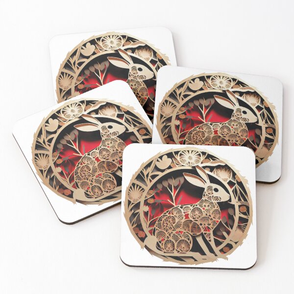 Item preview, Chinese New Year 2023 Zodiac Animal Rabbit Lunar New Year designed and sold by ArtPowTech.
