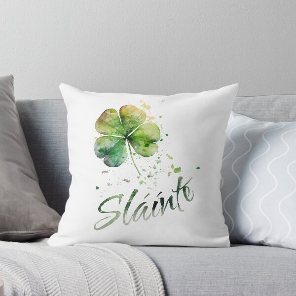 Item preview, Saint Patricks Day | Shamrock | Sláinte | Watercolor designed and sold by dogslovewindows.