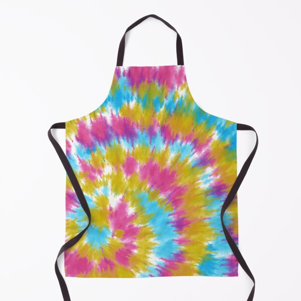 Item preview, Retro Tye Dye Pattern In Blue, Yellow, And Pink designed and sold by DEC02.