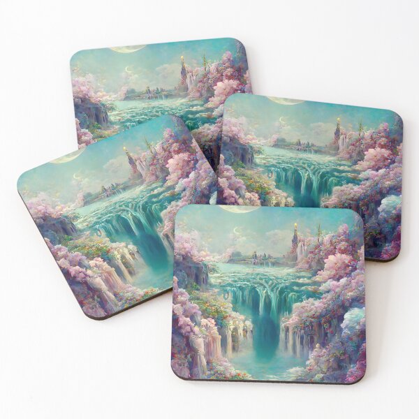 Item preview, Moon Kingdom | Fantasy Waterfall  designed and sold by CosmicLoots.