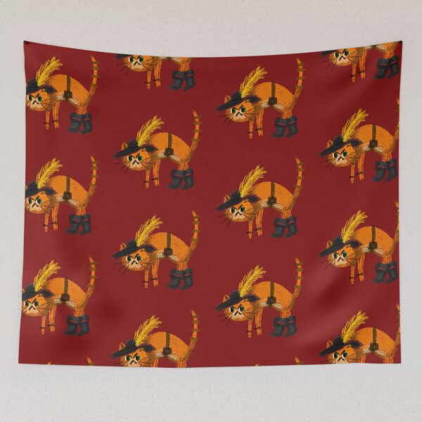 Item preview, Orange Cat in Boots designed and sold by RaspberryPunch.