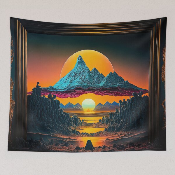 Item preview, A Monument to Surrealism meets Retro-Future designed and sold by Mullet Monkey.