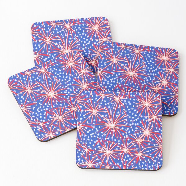 Item preview, Red, White, and Blue Pattern for Maximum Fun on the 4th of July to make your Independence Day Patriotic and Fun for America designed and sold by SeaStories88.