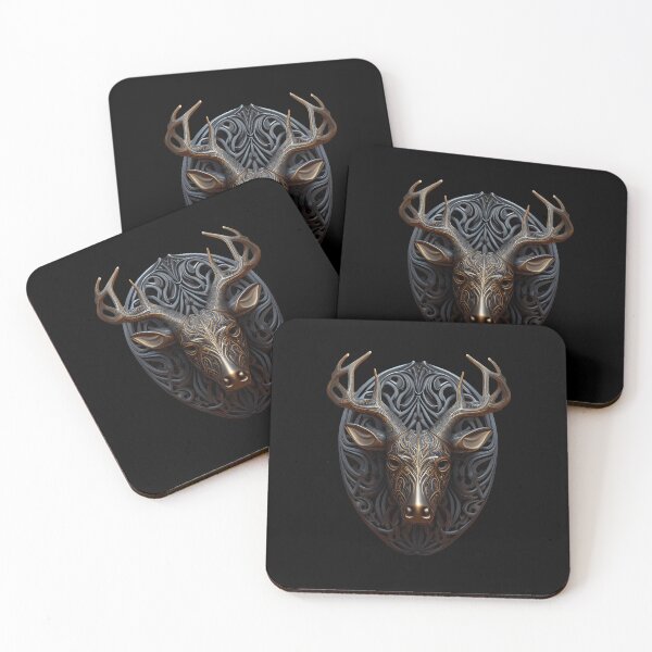 Item preview, Stag - The Metal Collection designed and sold by FiveIntentions.