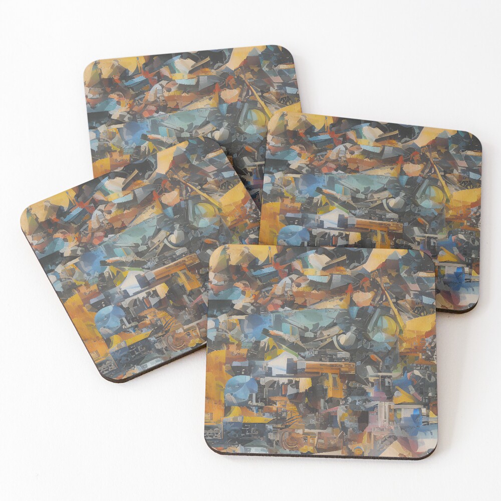 Item preview, Coasters (Set of 4) designed and sold by threlando.