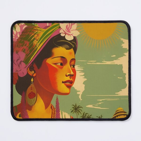 Item preview, O'Ahu Hawaii Vintage Travel Art Poster designed and sold by OldTravelArt.