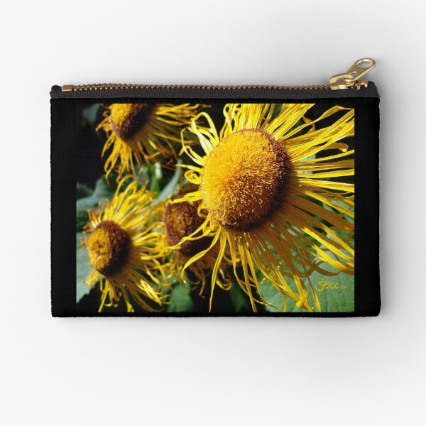 Sunflowers in Bloom - Shee Nature Photography Zipper Pouch