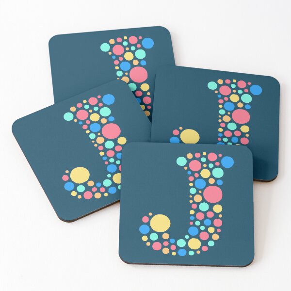 Item preview, J Pastel Dots designed and sold by ShareJoy.