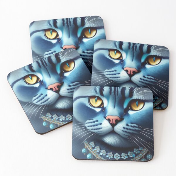 Item preview, Jeweled British Blue Cat designed and sold by Nocturne  Paws.