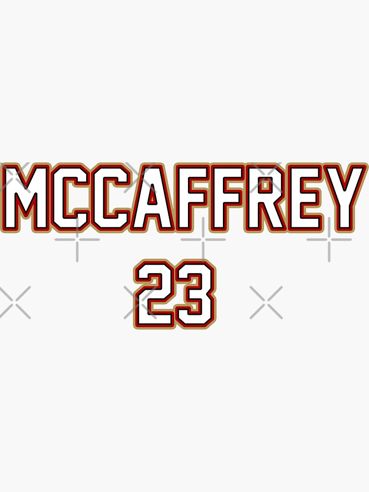 Run CMC Christian McCaffrey 49ers Sticker Sticker for Sale by