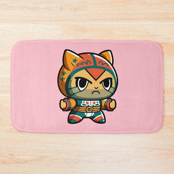 Artikelvorschau, Lucha Libre Katzen | Mexikanische Wrestling | Anime-Katzen | Kawaii-Katzen | Chibi-Katzen | Lucha Libre Katzen 58 | La Mariposa entworfen und verkauft von Catcosm.