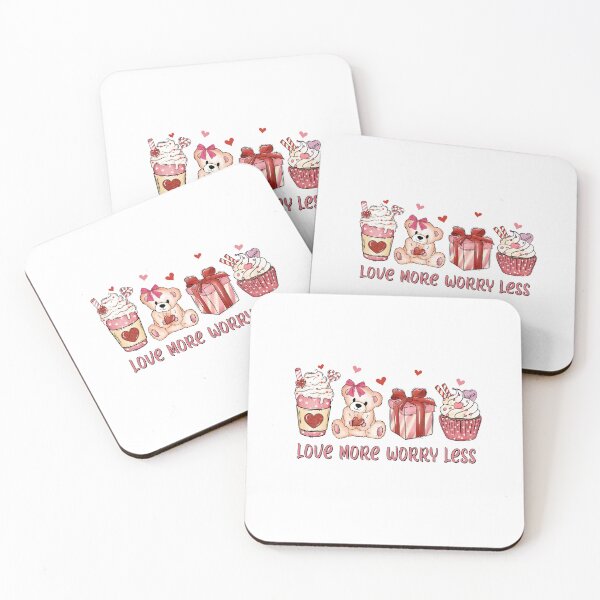 Item preview, Love more Worry less designed and sold by OrnamentallyYou.