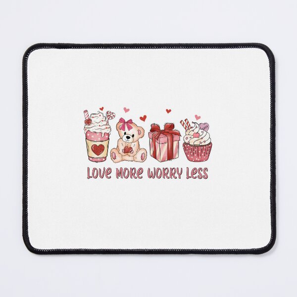 Item preview, Love more Worry less designed and sold by OrnamentallyYou.