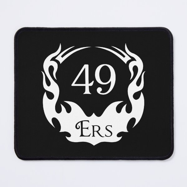 Item preview, 49 ers flame white designed and sold by GejeDesign.