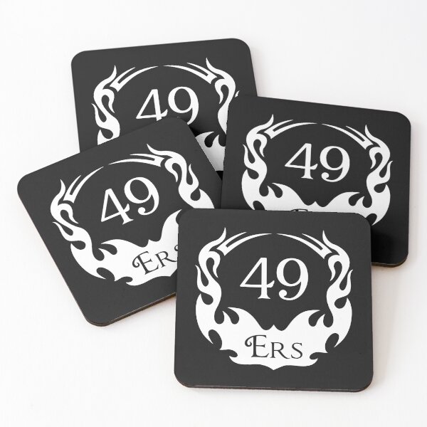 Item preview, 49 ers flame white designed and sold by GejeDesign.