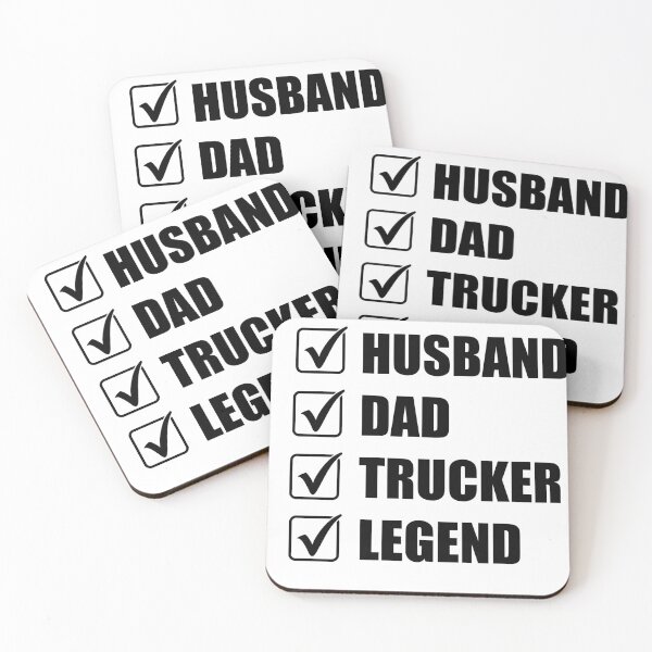 Item preview, Husband Dad Trucker Legend designed and sold by maivilPOD.