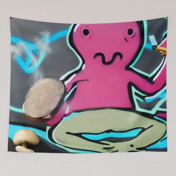 Item preview, Frog graffiti designed and sold by BiTdeH.