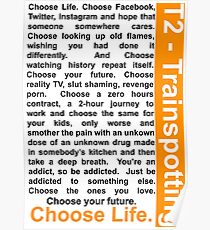 Trainspotting 2 - Choose Life Poster
