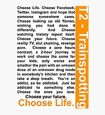 Trainspotting 2 - Choose Life Photographic Print