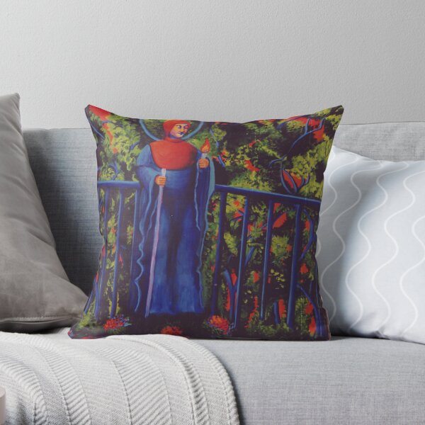Japanese Garden Throw Pillow