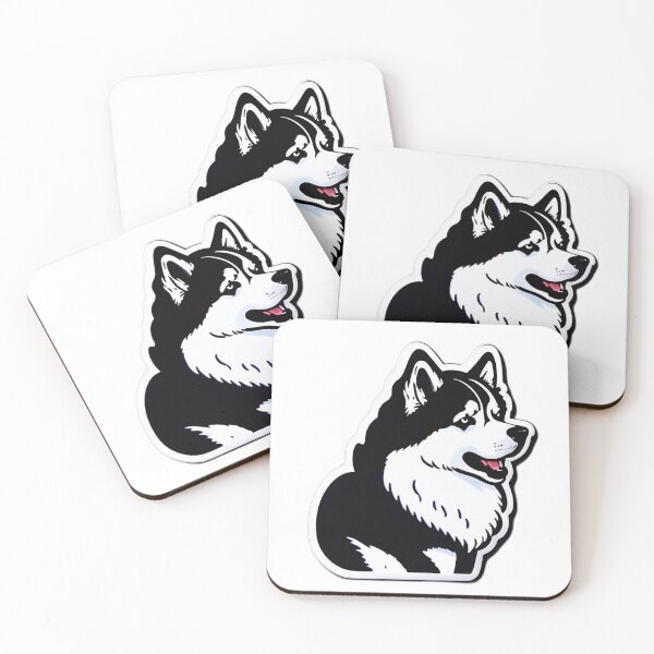 Item preview, Majestic Alaskan Malamute White Vector Art designed and sold by Ellen Davis.