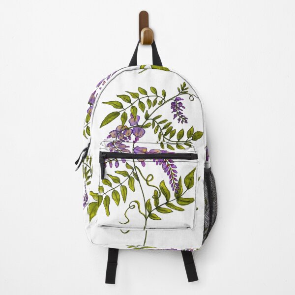 Item preview, Wisteria Purple Flower Vine Watercolor Hand Drawn designed and sold by Blue Daisy Studio.