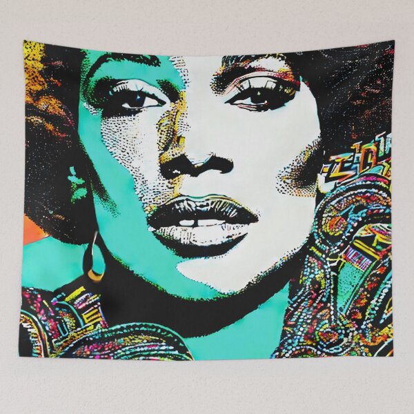 Item preview, Stencil art beauty | street art aesthetic  designed and sold by CiceroSpin.