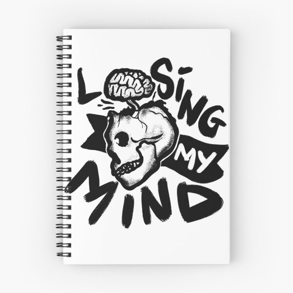 Item preview, Losing My Mind Skull  designed and sold by Grafizzy.