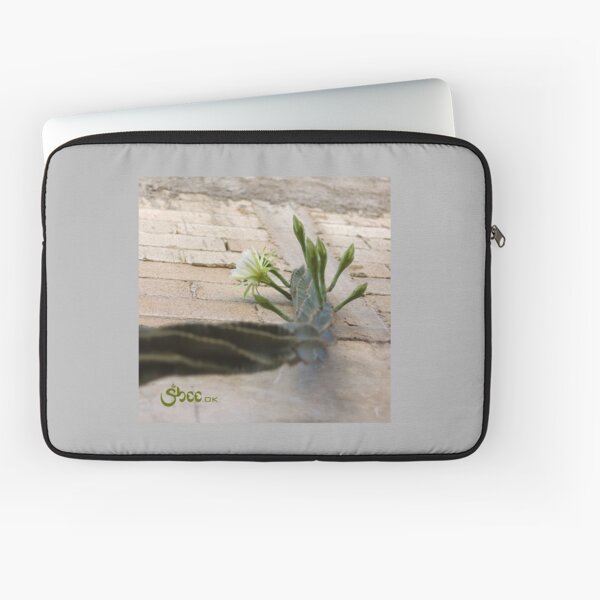 Princess of the Night - Blooming against Urban Wall Laptop Sleeve