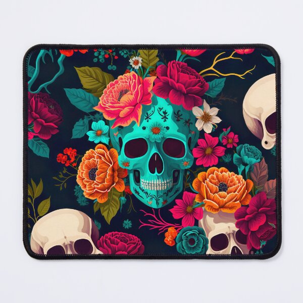 Item preview, Beautiful Demise Floral Print Skull Flower Pattern designed and sold by SeanG989.