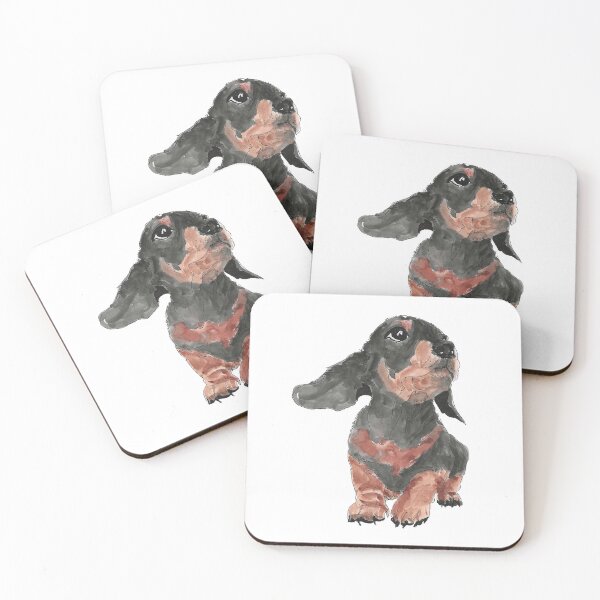 Item preview, Doxie Puppy looking up at you designed and sold by Littleviews.