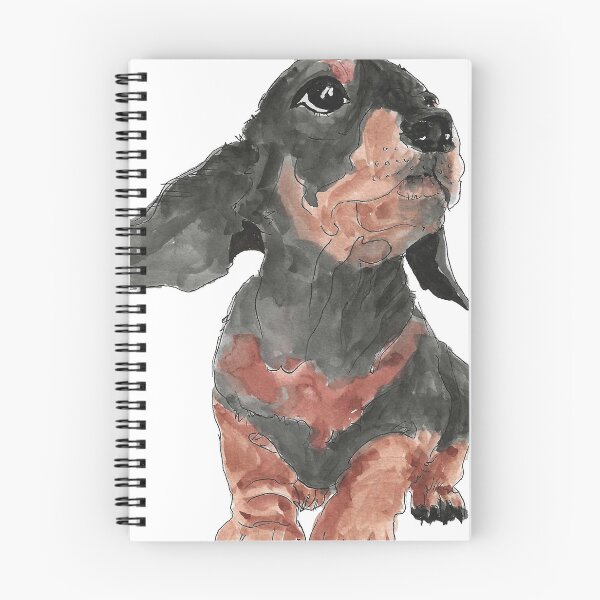 Item preview, Doxie Puppy looking up at you designed and sold by Littleviews.
