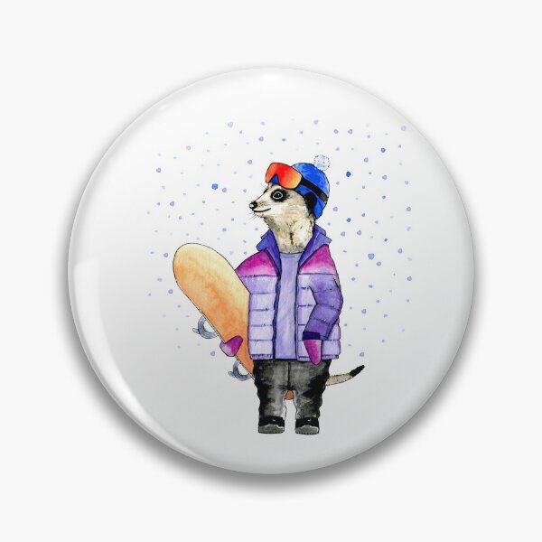 Item preview, Kool Kat Meerkat Snowboarding designed and sold by mattcoatesart.