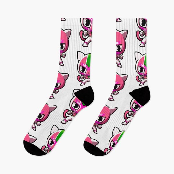 Artikelvorschau, Lucha Libre Katzen | Mexikanische Wrestling | Anime-Katzen | Kawaii-Katzen | Chibi-Katzen | Lucha Libre Katzen 67 | La Dulce entworfen und verkauft von Catcosm.