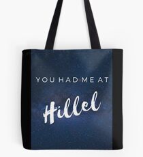 Du hattest mich in Hillel Tasche