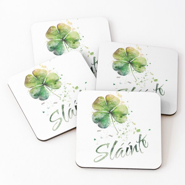 Item preview, Saint Patricks Day | Shamrock | Sláinte | Watercolor designed and sold by dogslovewindows.