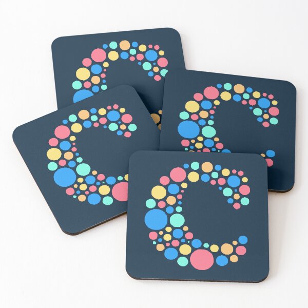 Item preview, C Pastel Dots designed and sold by ShareJoy.