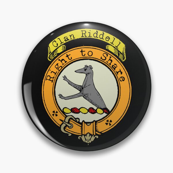 Item preview, Riddell Clan Surname crest designed and sold by BagTown Clans.